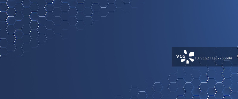 C4D制作六边形素色背景图片素材