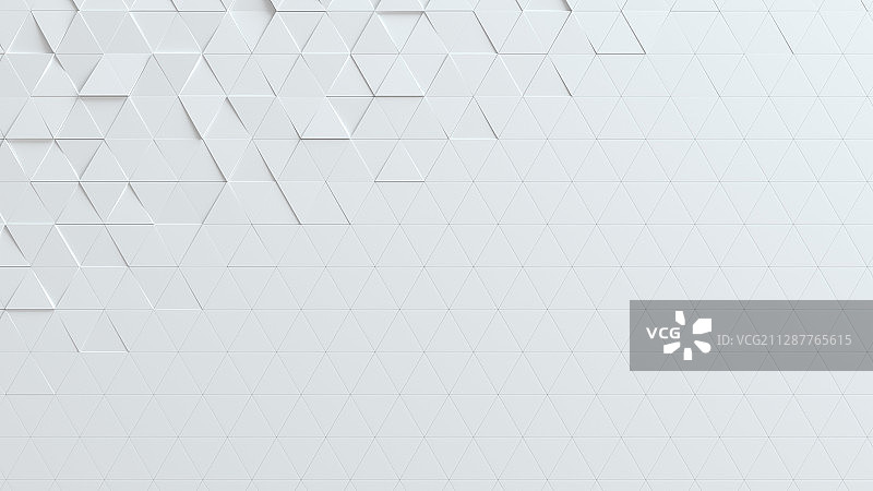 C4D制作三角形素色背景图片素材