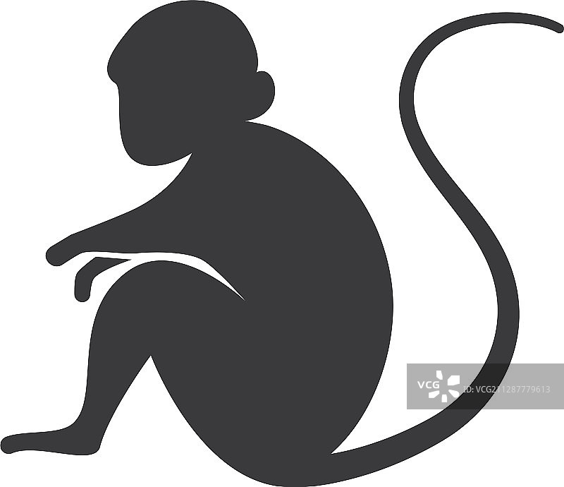 猴子Logo插画图片素材
