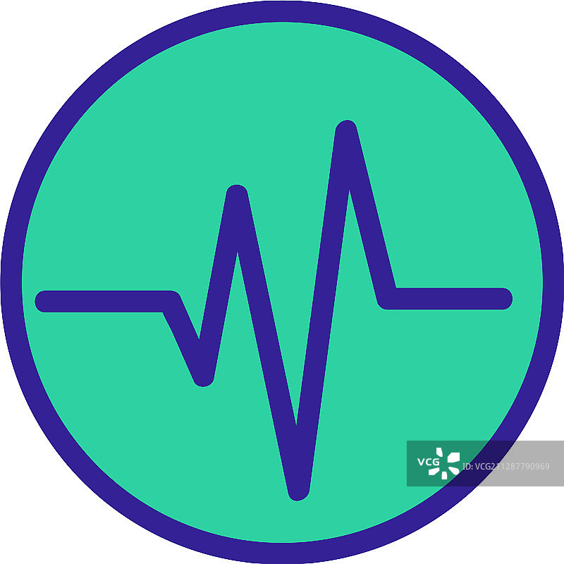 孤立的滑坡轮廓符号图标图片素材