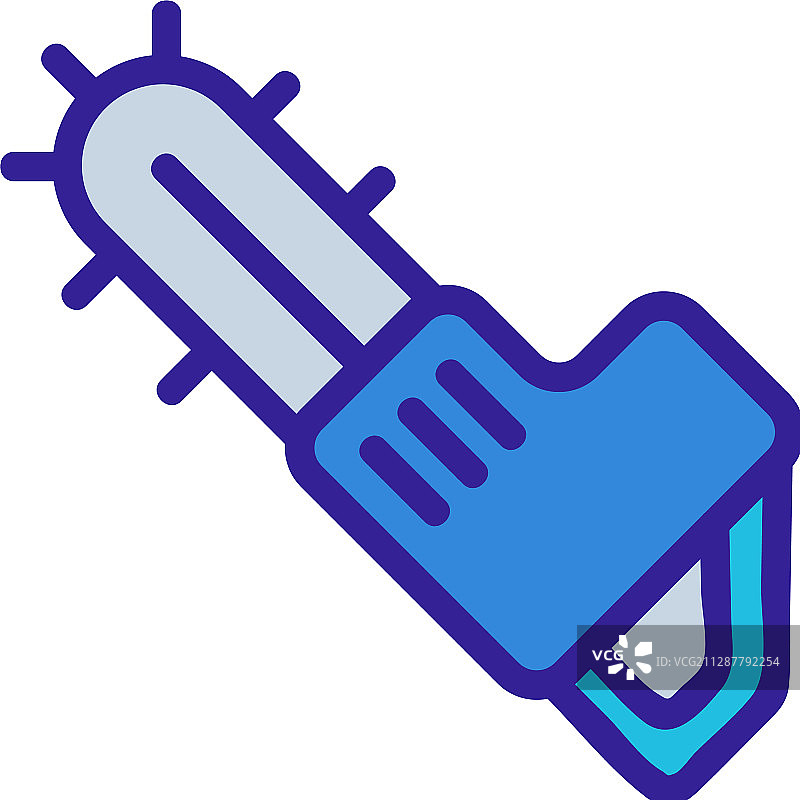 链锯轮廓图标图片素材