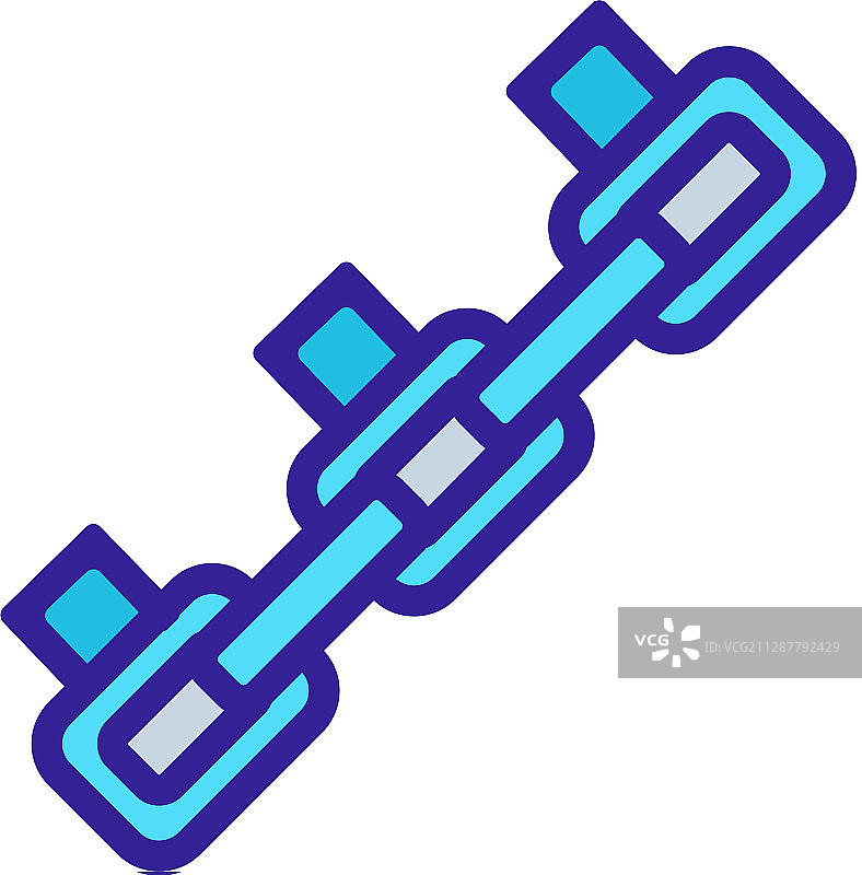 链锯轮廓图标图片素材