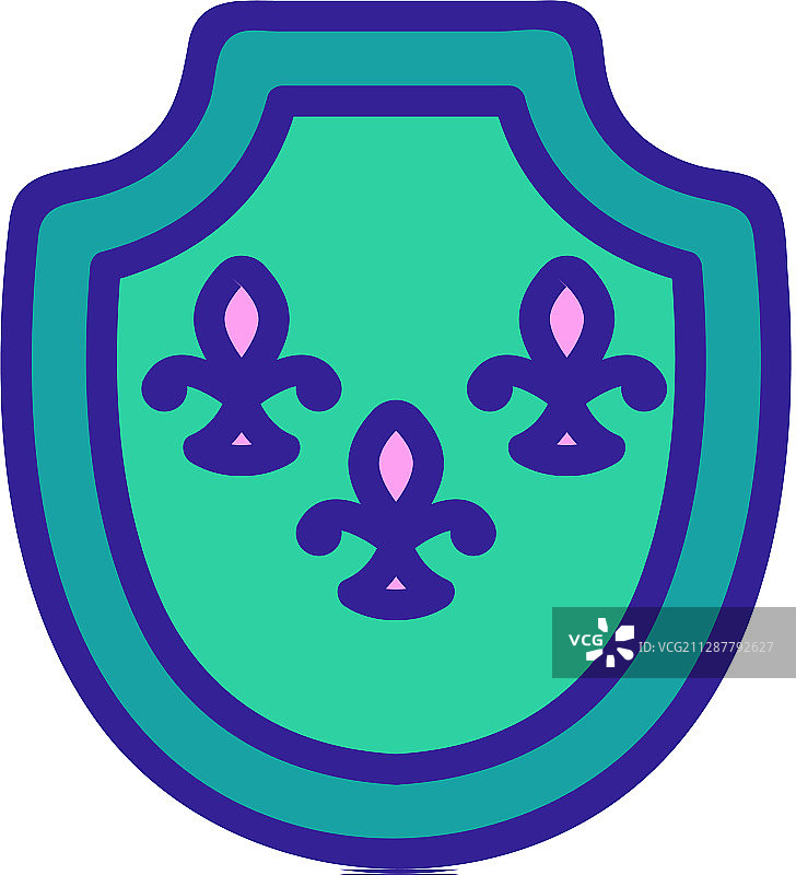 纹章图标轮廓符号图片素材