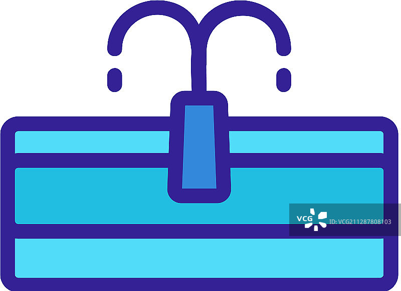 饮水喷泉图标图片素材