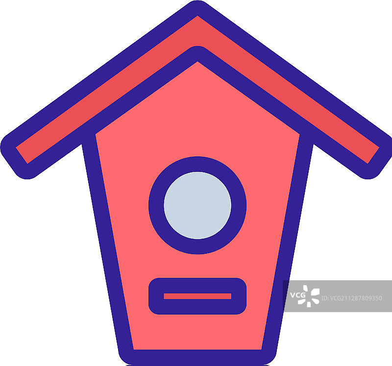 鸟屋图标轮廓符号图片素材