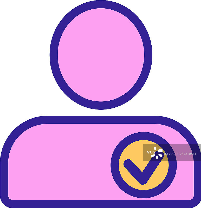 候选人选举图标轮廓图片素材