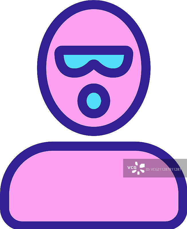 罪犯小偷是匪徒的象征图片素材