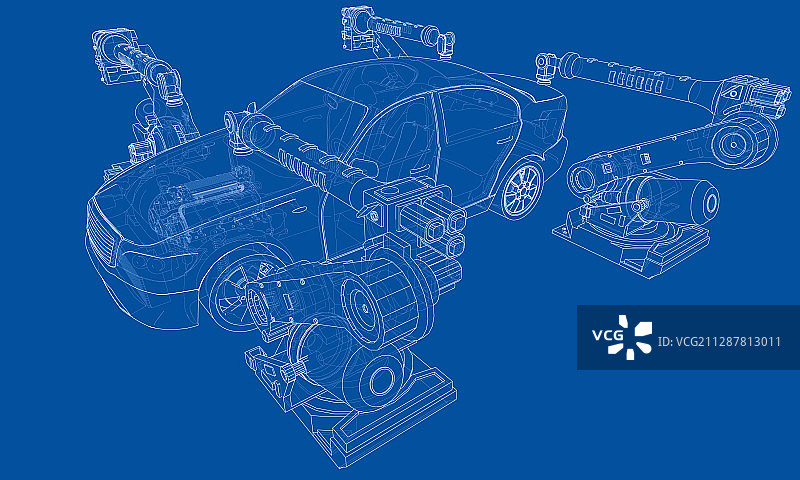 组装汽车图片素材