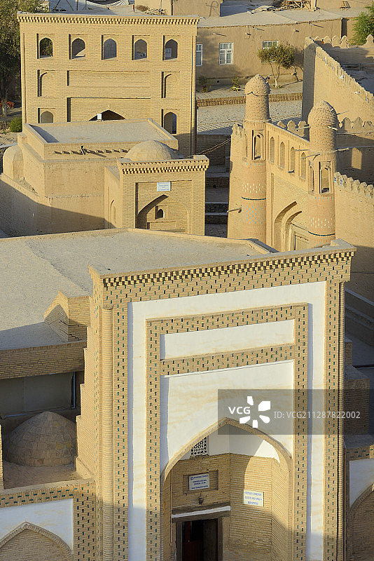 乌兹别克斯坦希瓦伊钦卡拉古城（联合国教科文组织世界遗产）图片素材