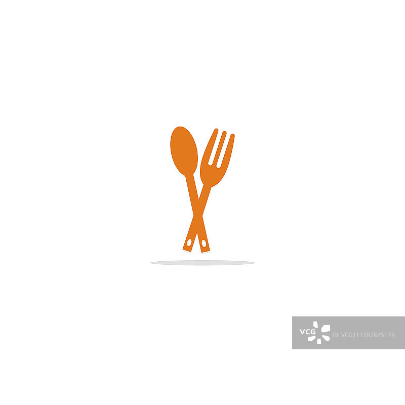 勺子叉子食物标志图片素材