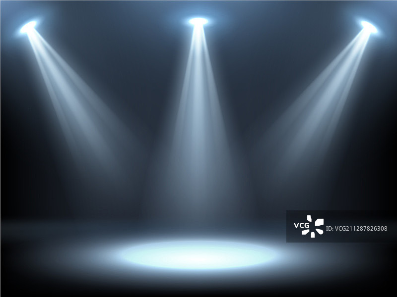 舞台照明聚光灯图片素材