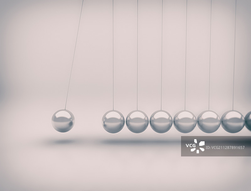 牛顿摆，插图图片素材