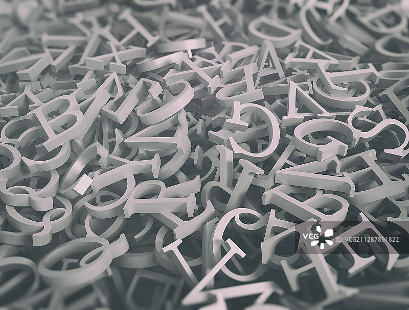 字母插画图片素材