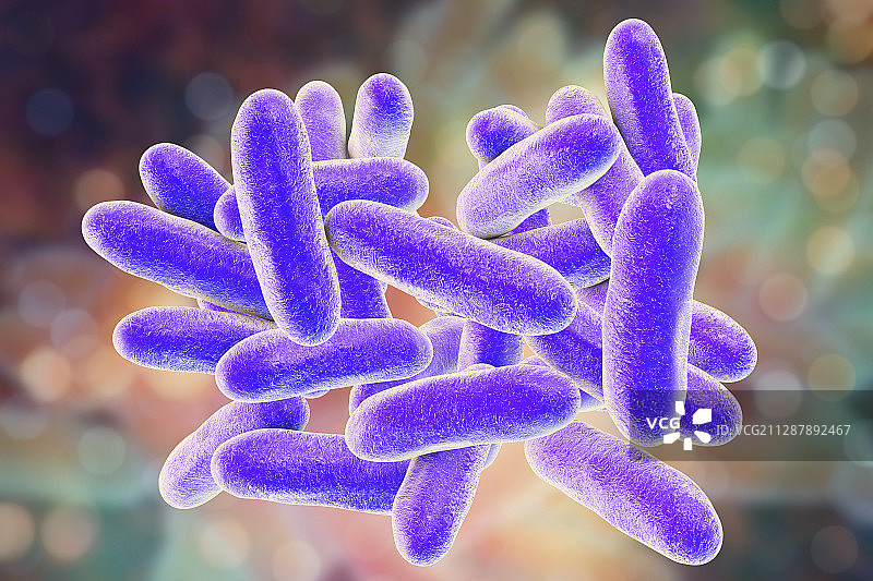 军团菌病细菌，图示图片素材