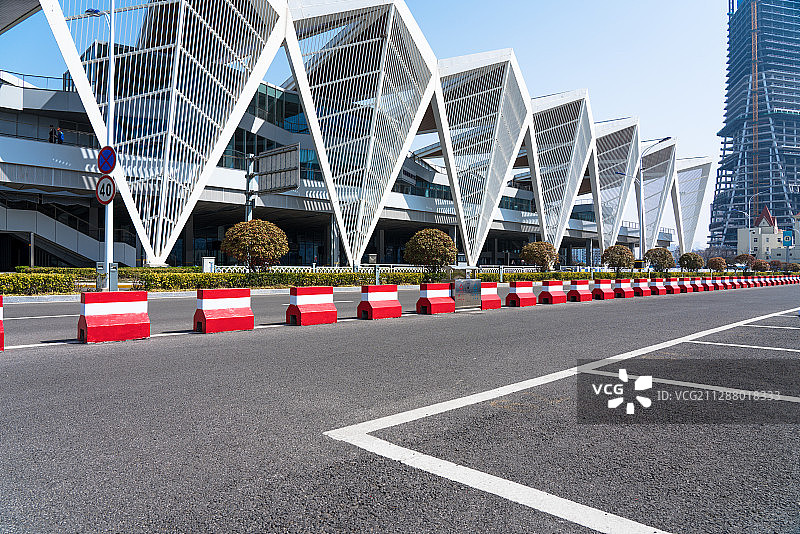 青岛邮轮母港码头客运站外立面图片素材