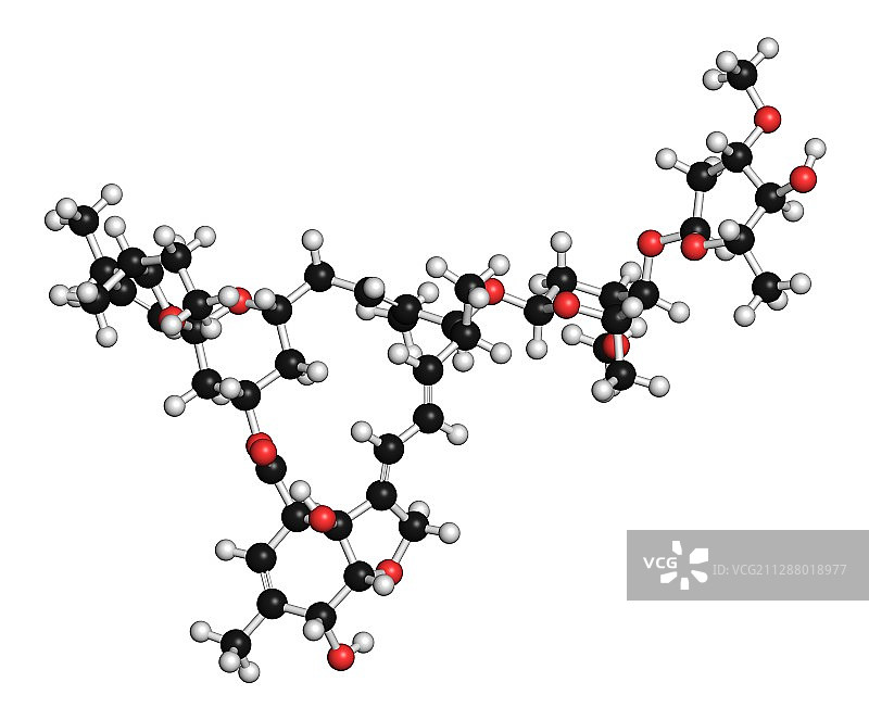 阿维菌素杀虫剂分子图片素材