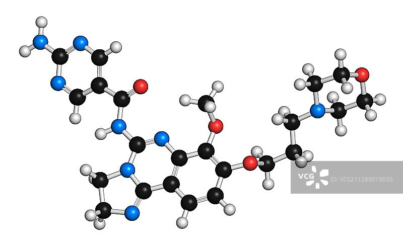 考潘利西布抗癌药物分子图片素材
