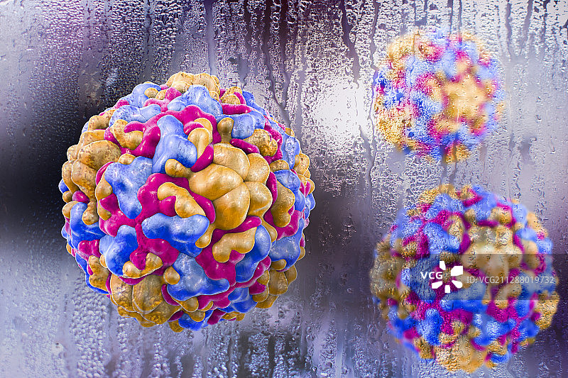 鼻病毒概念图图片素材