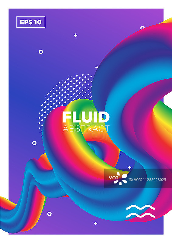 抽象流体3D shapes图片素材