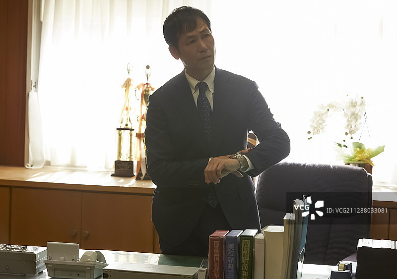 学校校长办公室经理图片素材