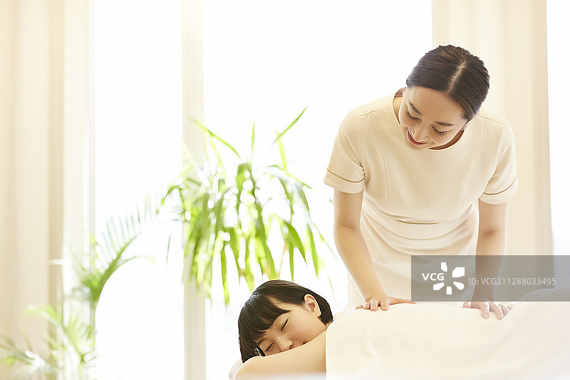 女子美容院图片素材