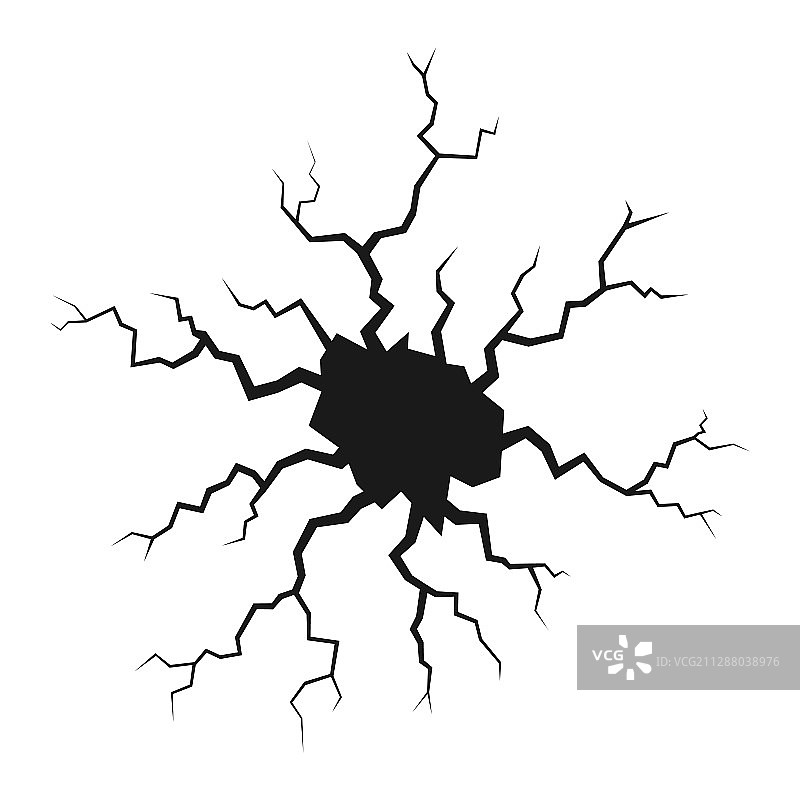 裂纹洞口纹理图片素材