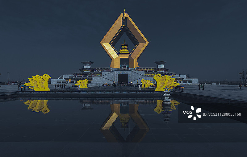 法门寺合十舍利塔图片素材