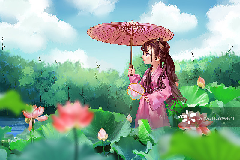 二十四节气小暑图片素材