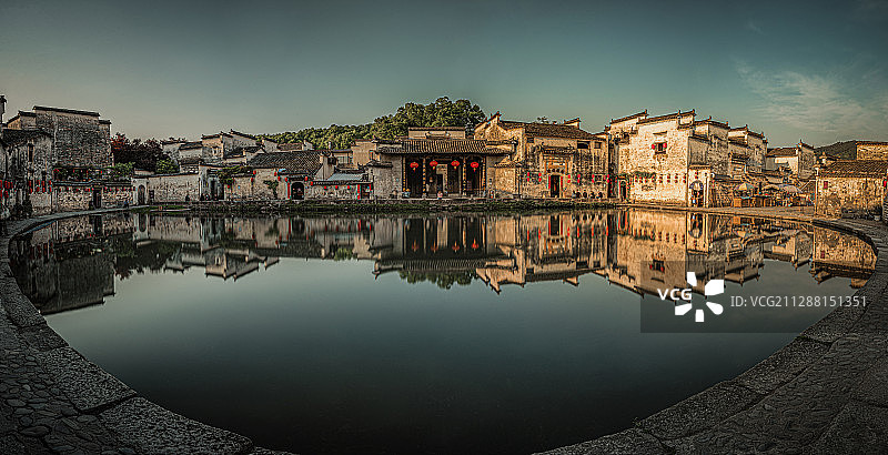 宏村月沼图片素材