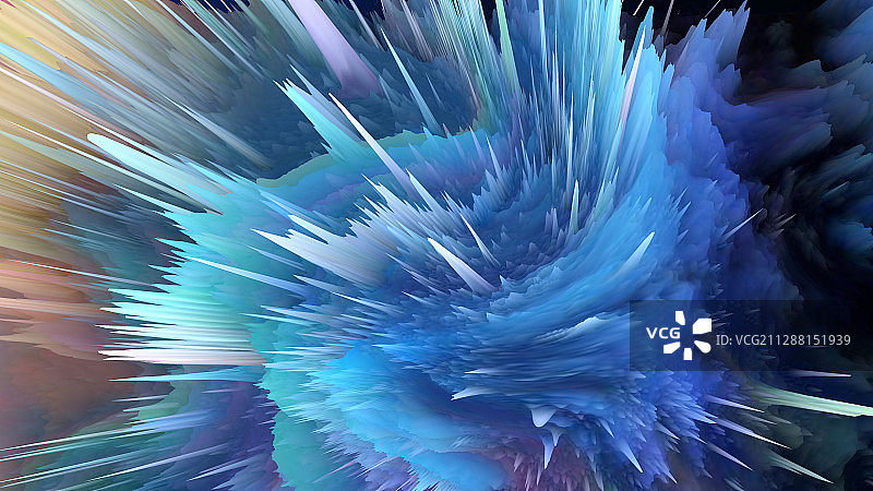 抽象色彩宇宙爆炸炫酷创意背景艺术图片素材