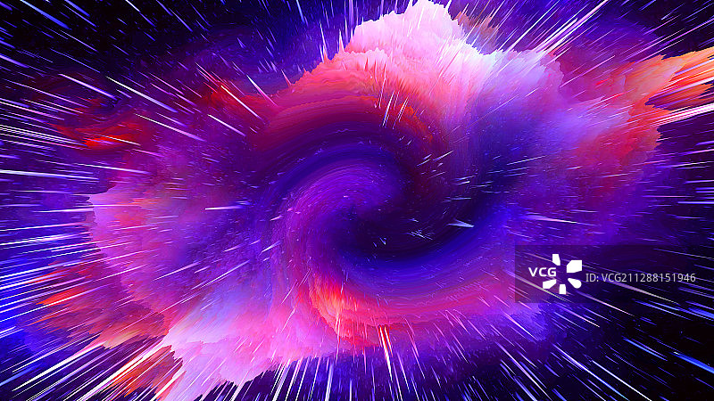 抽象色彩宇宙爆炸炫酷创意背景艺术图片素材