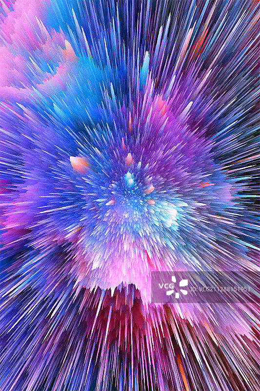 抽象色彩宇宙爆炸炫酷创意背景艺术图片素材