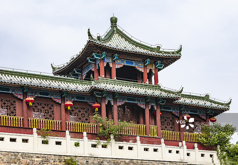 南京玄武湖公园城市风光图片素材