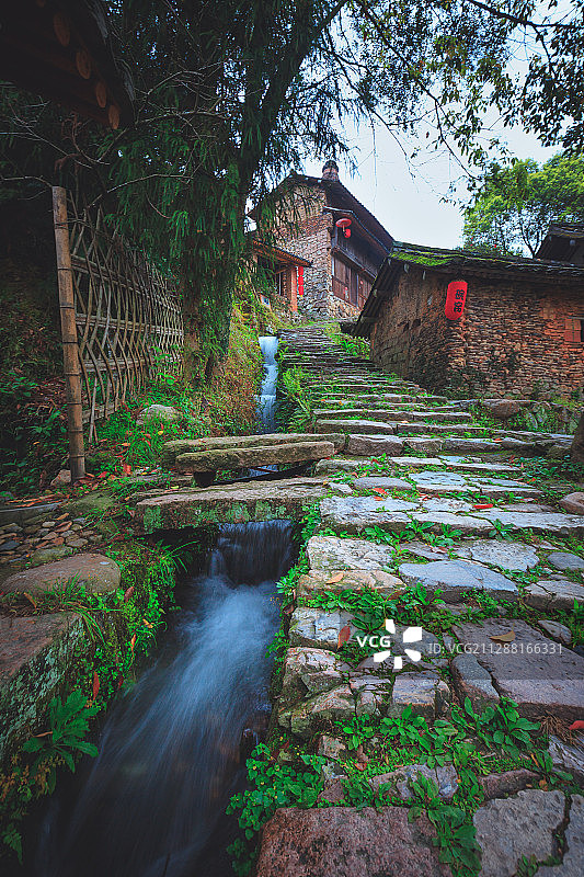 中国浙江温州苍南碗窑古村图片素材