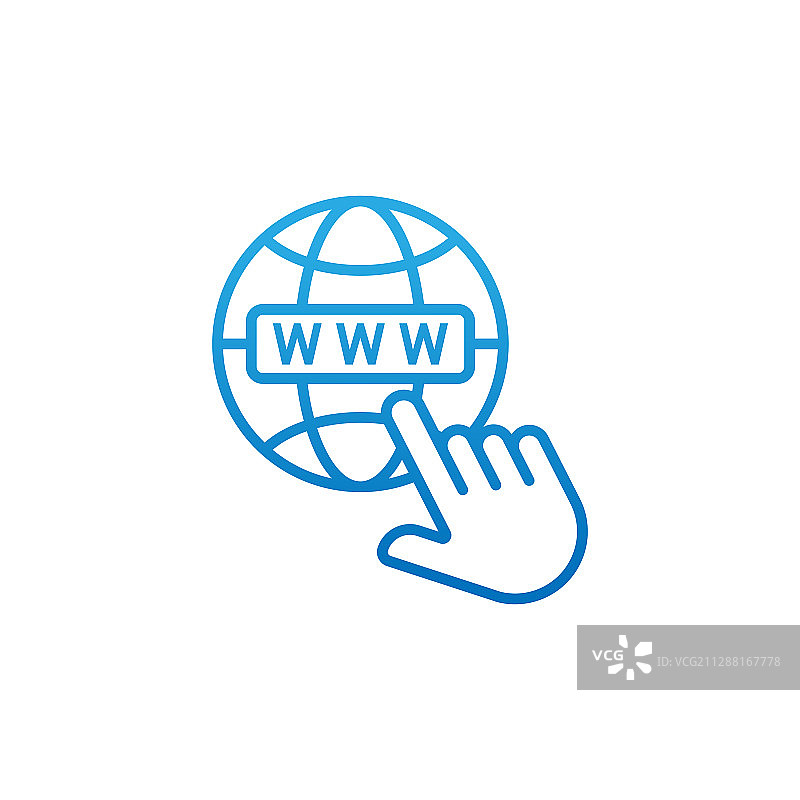 网站图标设计WWW图标图片素材