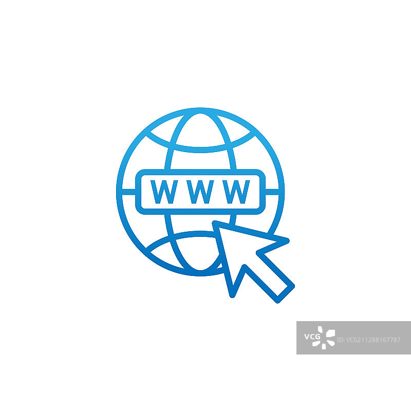 网站图标设计WWW图标图片素材