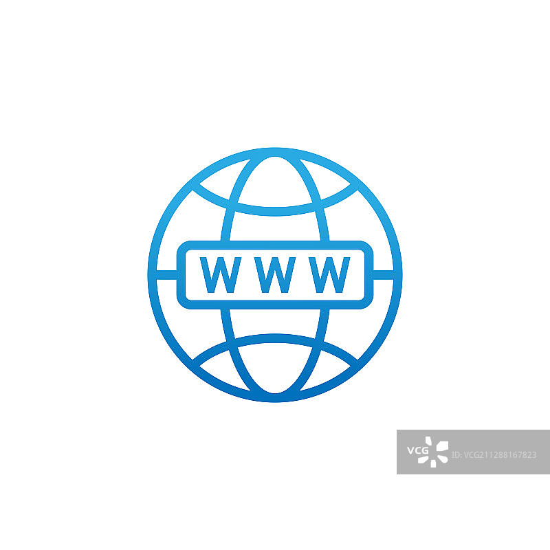 网站图标设计WWW图标图片素材