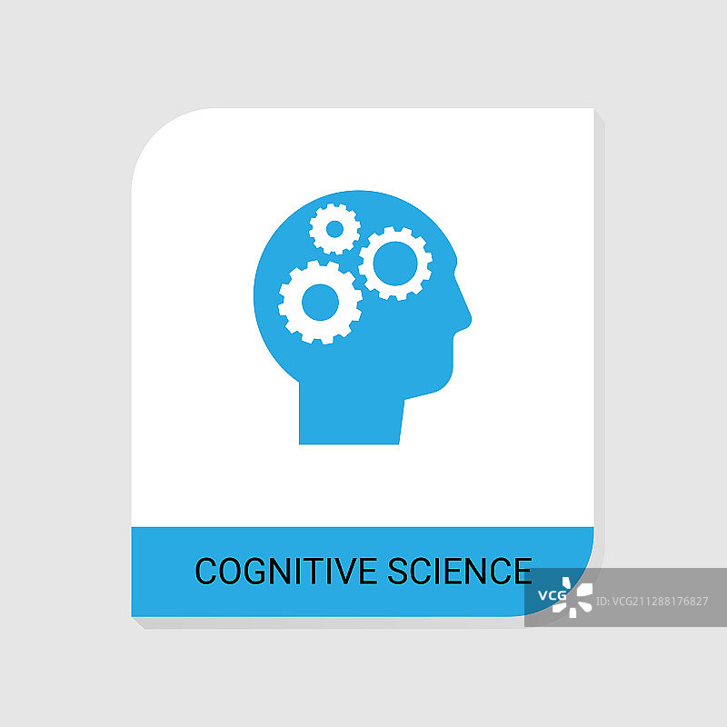 可编辑的认知科学图标图片素材
