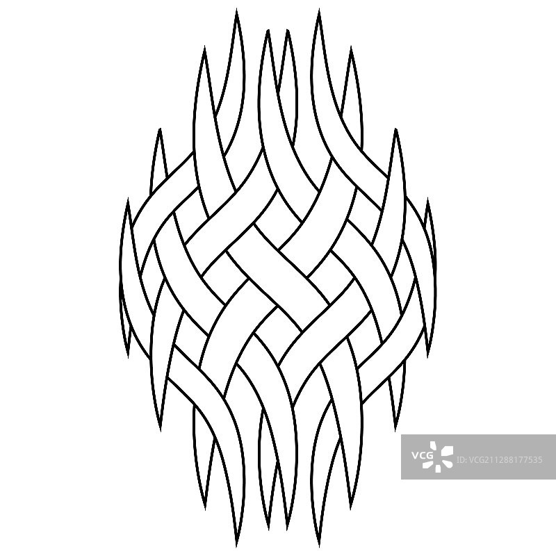 烟雾缠绕纹身Logo图案图片素材