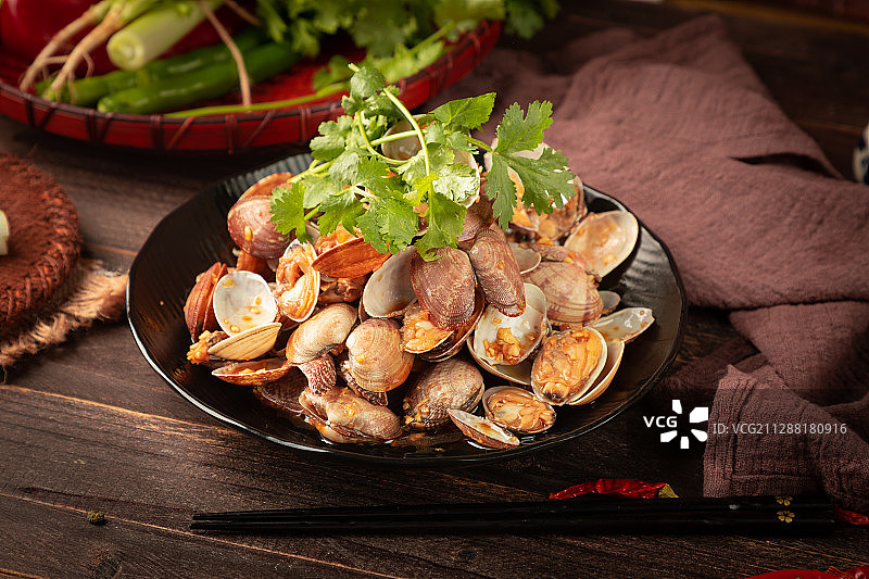 炒花甲图片素材