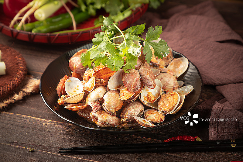 炒花甲图片素材