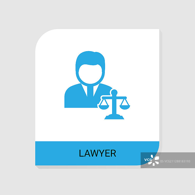 可编辑的律师图标，来自会计图标图片素材