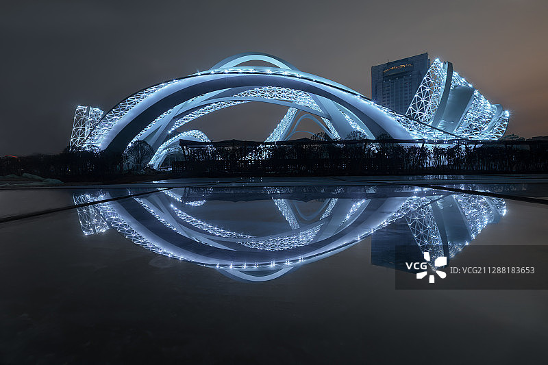 武汉光谷广场七彩星河（5）图片素材