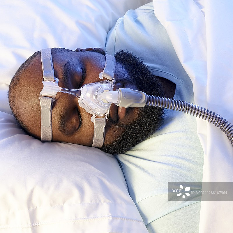 睡眠呼吸暂停治疗图片素材
