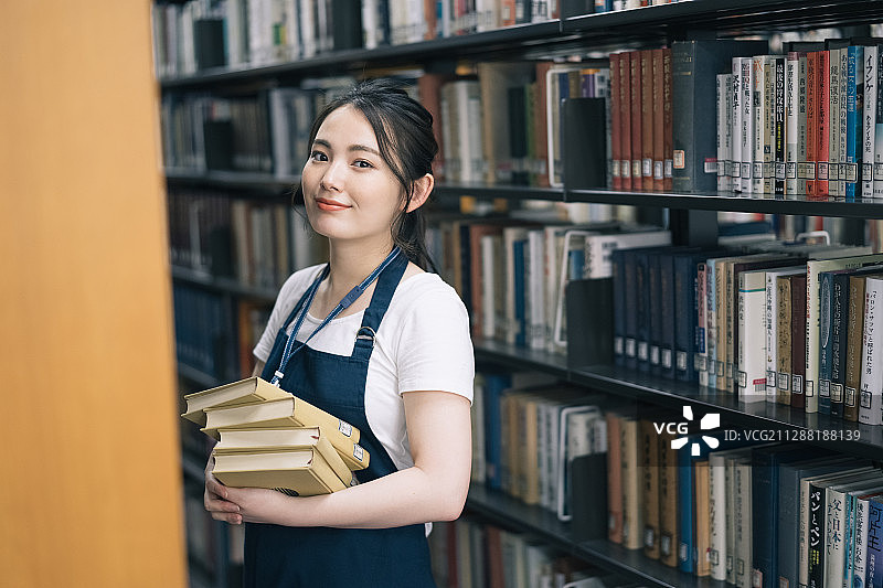 女子图书馆拍摄合作：惠泉女学园大学图片素材