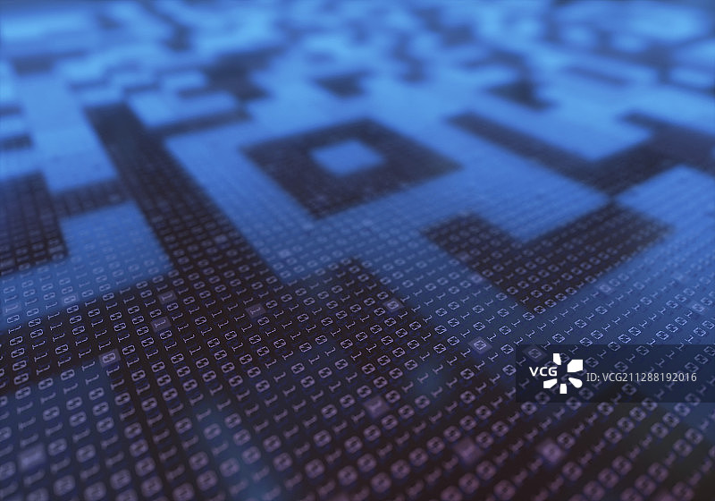 二维码插画图片素材