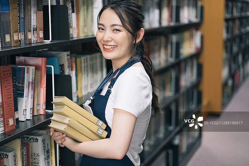 女子图书馆拍摄合作：惠泉女学园大学图片素材