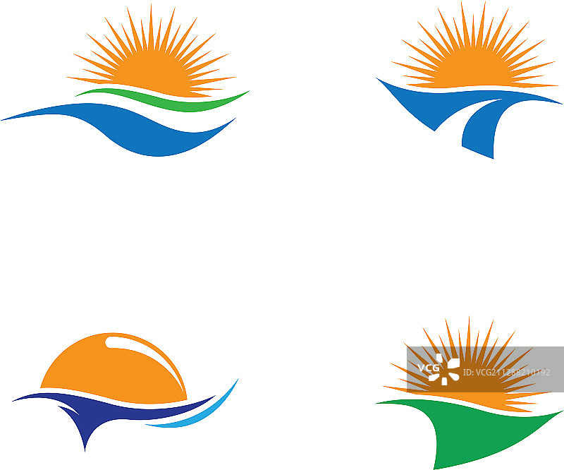 夏季logo图标图片素材