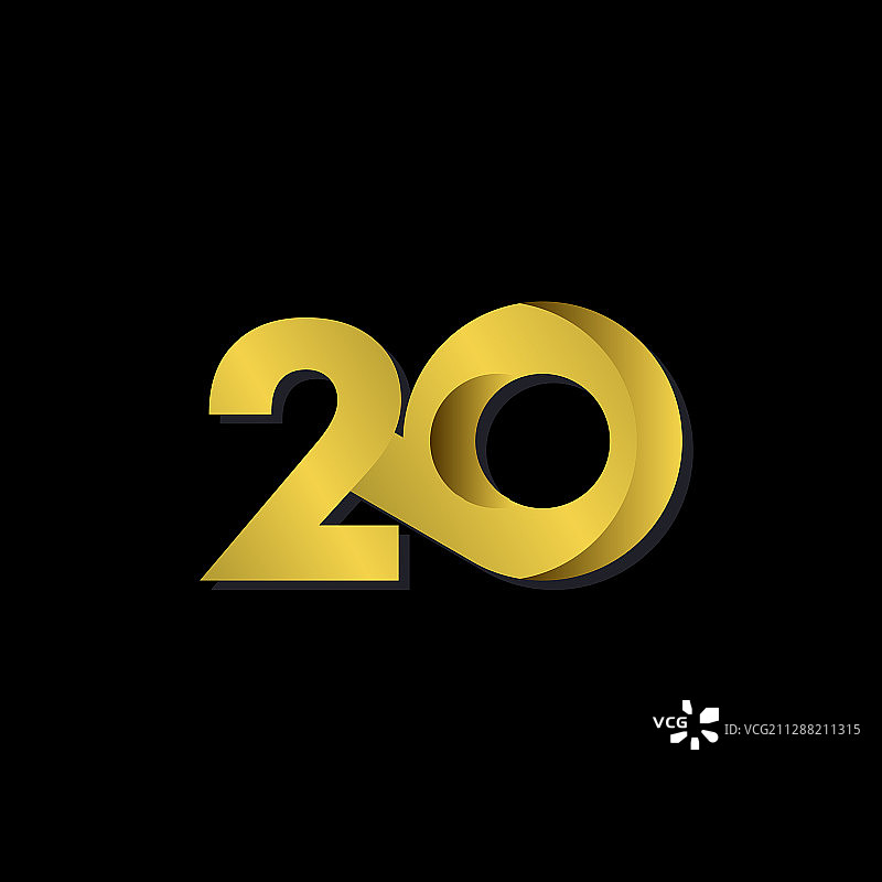 周年纪念数字设计图片素材