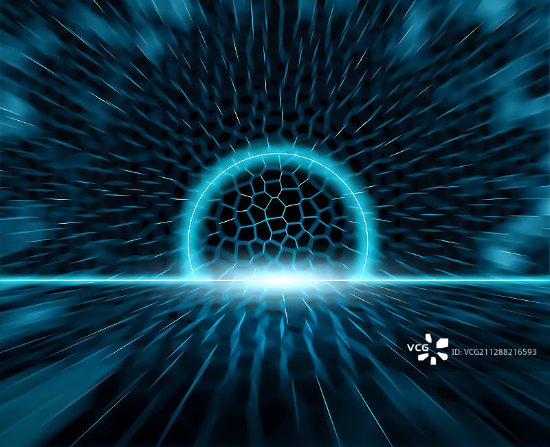 科幻冷光背景图图片素材